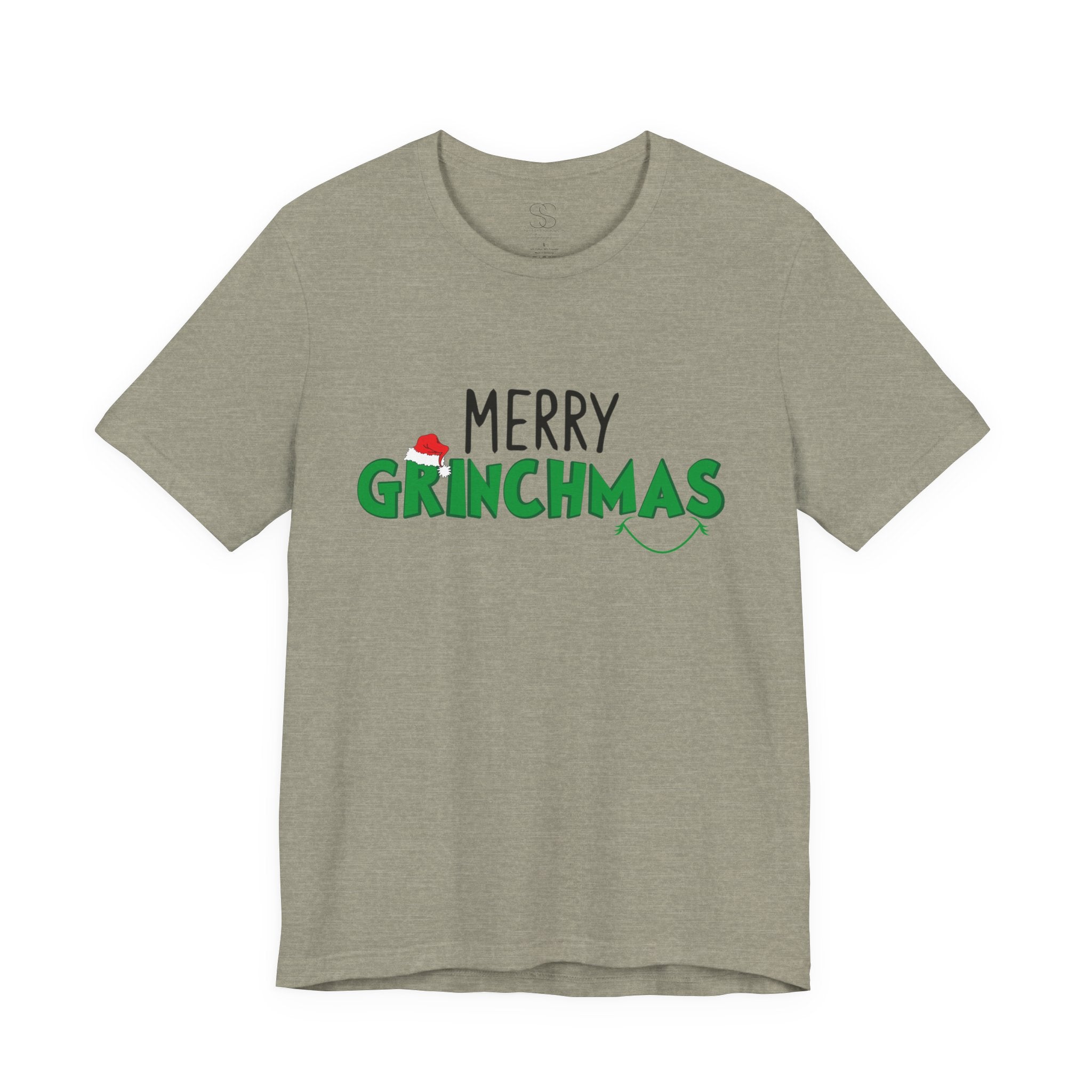 Merry Grinchmas Tee - Unisex Short Sleeve Christmas Shirt