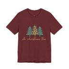 Christmas Tree Tee - "Oh Christmas Tree" Leopard & Pine Holiday T-Shirt