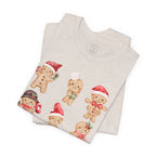 Christmas Gingerbread Characters Tee – Cute Holiday Cookie Shirt