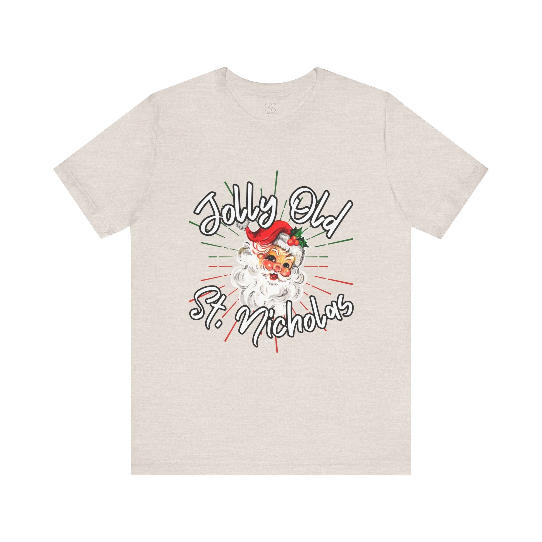 Santa Claus Unisex Tee - Jolly Old St Nicholas