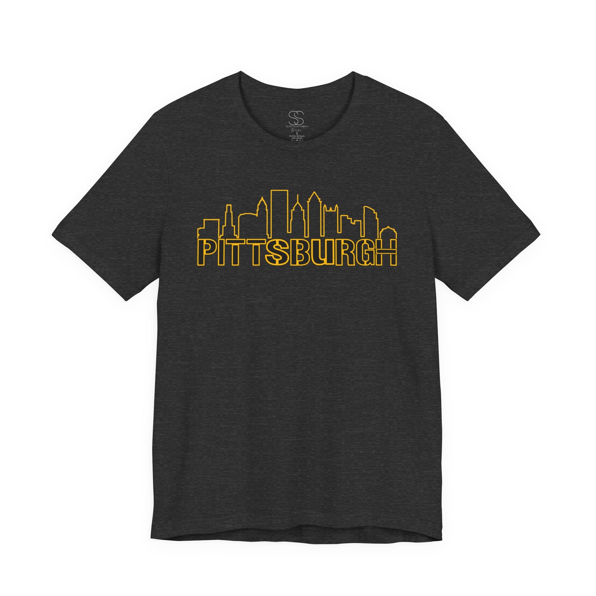 Pittsburgh Skyline T-Shirt — Gold City Outline Tee