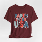 Party in the USA T-Shirt - Patriotic Fourth of July Graphic Tee