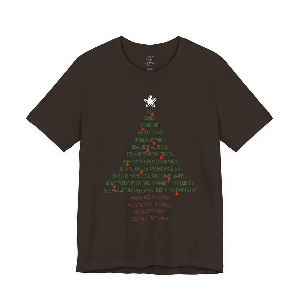 Christmas Tree Poem Tee — Holiday Quote T-Shirt