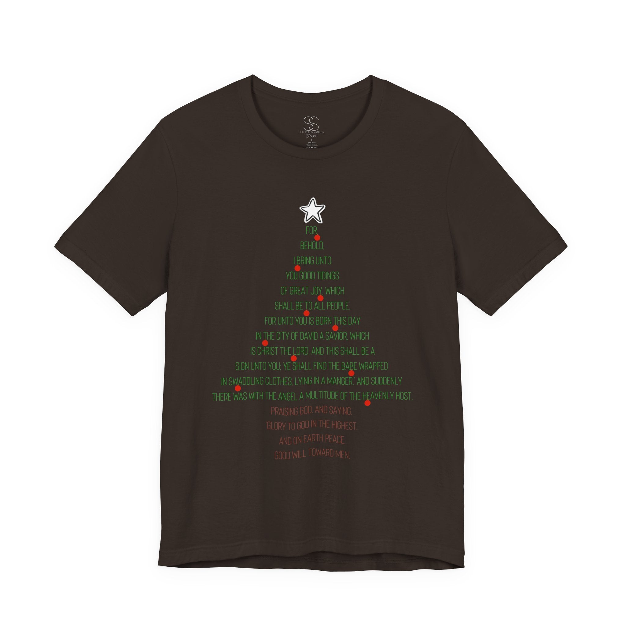 Christmas Tree Poem Tee — Holiday Quote T-Shirt