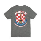 Jadran Junior Tamburitzans Adult T‑Shirt - White and Red Lettering
