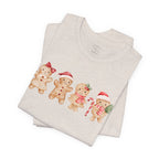 Cute Gingerbread Friends Christmas Tee — Holiday Cookie Crew T-Shirt