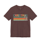 Christmas Words Unisex Jersey Tee
