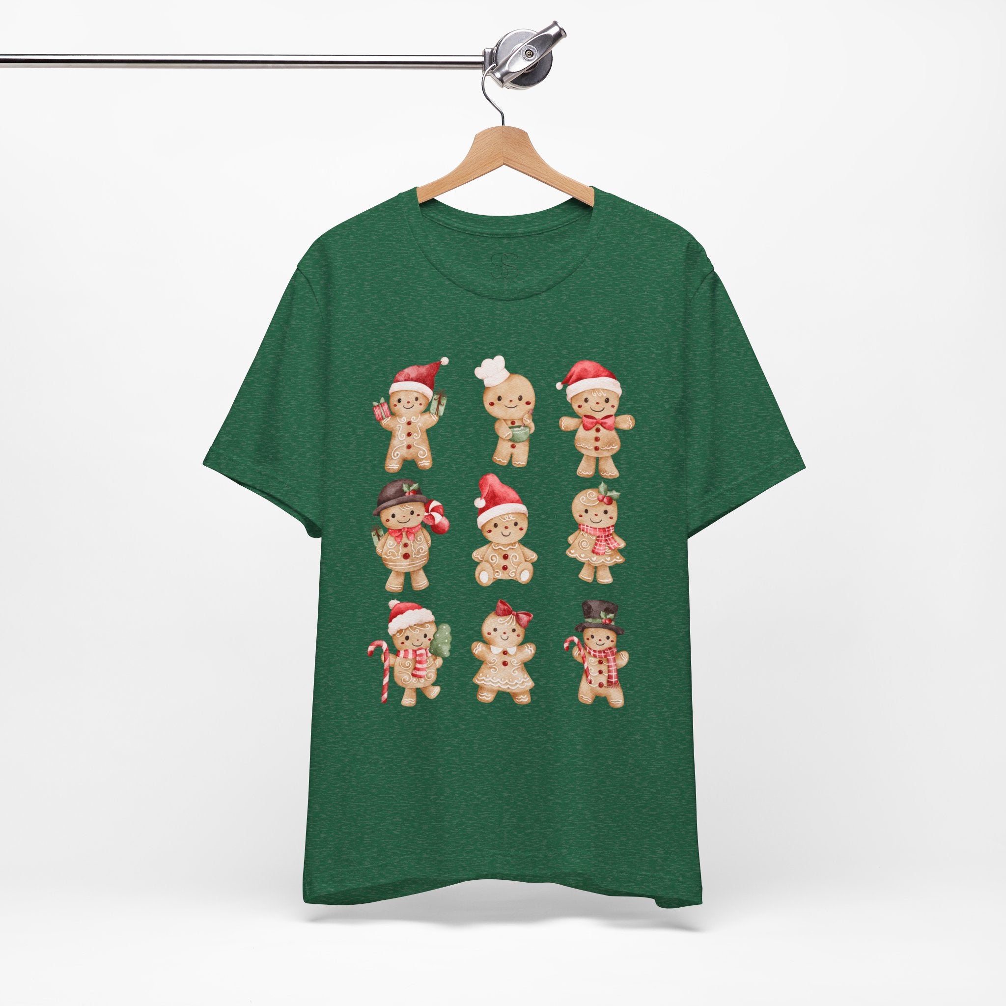 Christmas Gingerbread Characters Tee – Cute Holiday Cookie Shirt