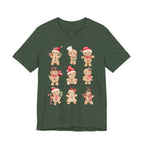 Christmas Gingerbread Characters Tee – Cute Holiday Cookie Shirt