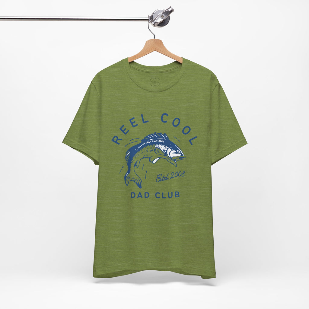 Reel Cool Dad Club Fishing T-Shirt — Established 2008 Graphic Tee