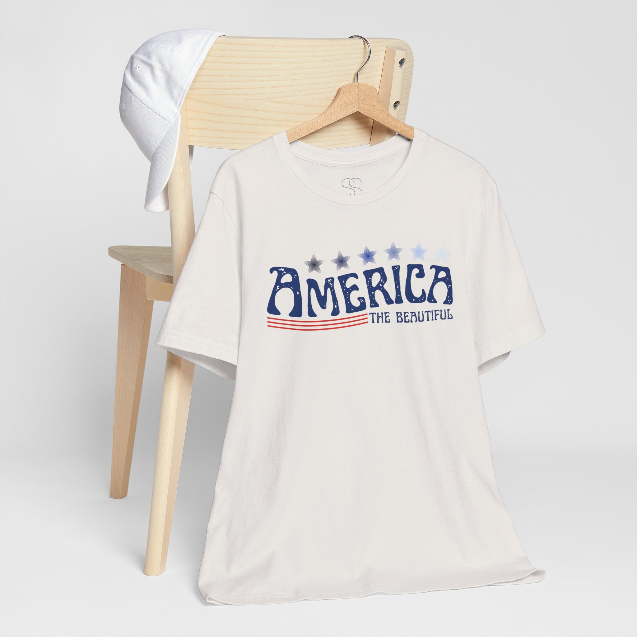 America The Beautiful T-Shirt - Patriotic 4th of July Tee