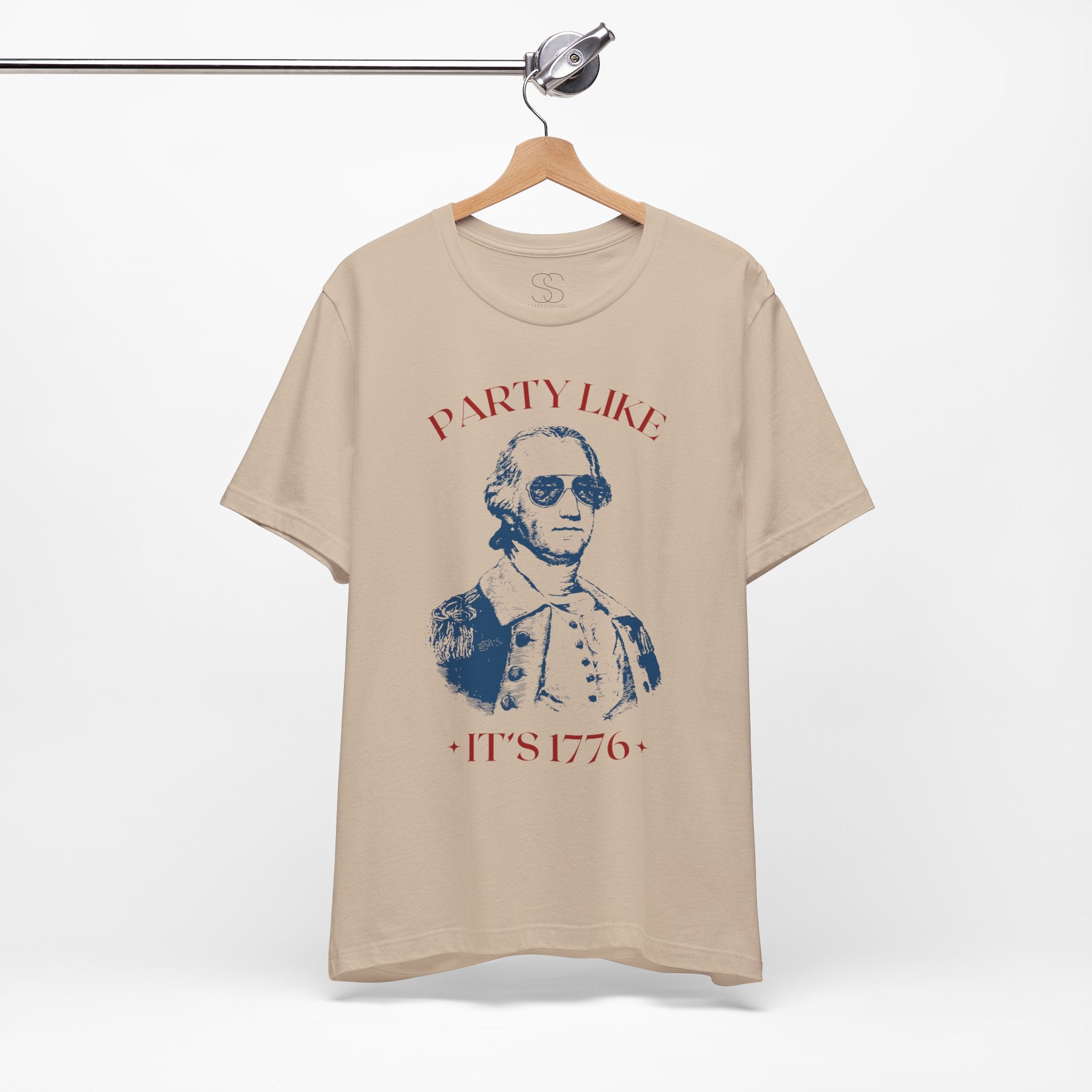 Party Like It’s 1776 T-Shirt - Patriotic George Washington Fourth of July Tee