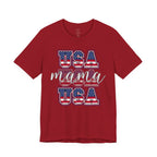 USA Mama Tee - Patriotic Fourth of July Mom Shirt