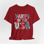 Party in the USA T-Shirt - Patriotic Fourth of July Graphic Tee