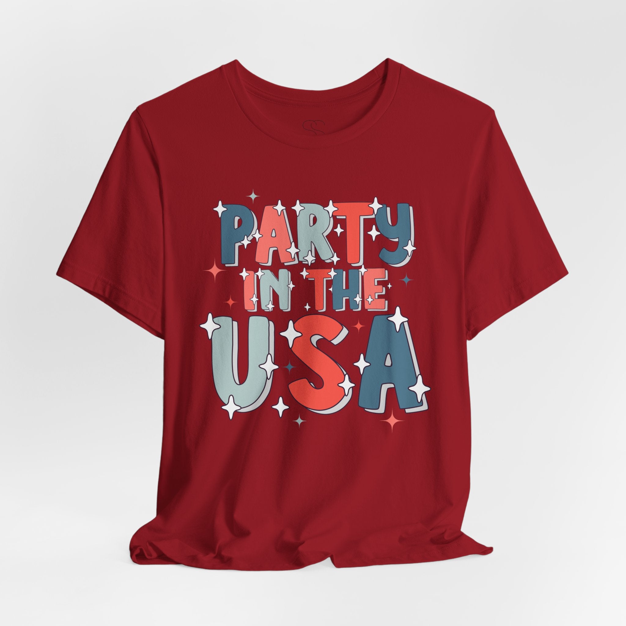 Party in the USA T-Shirt - Patriotic Fourth of July Graphic Tee